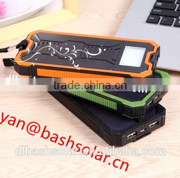12000mAh Waterproof Portable Device Charger POWERBANK SOLAR photo-3