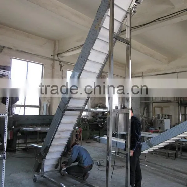 PVC PU Belt Food Vegetable Fruit Hoisting Machine Elevator Hoister Conveyor photo-2