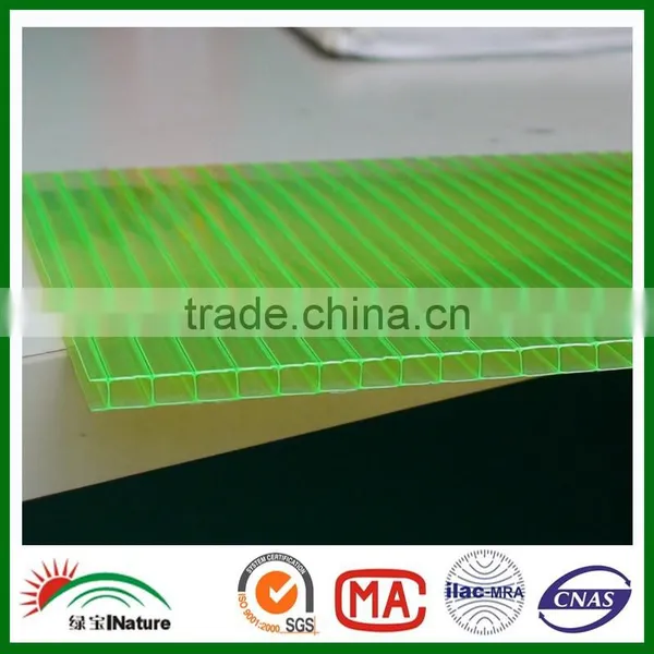 Bayer Polycarbonate Resin High Light Transmission pc Hollow Sheet With 10 Years Warranty photo-5