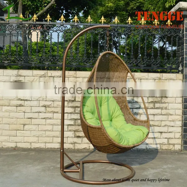 TG-16002 New Season Round Rattan Swing Chair Swing Rattan Egg Chair photo-2