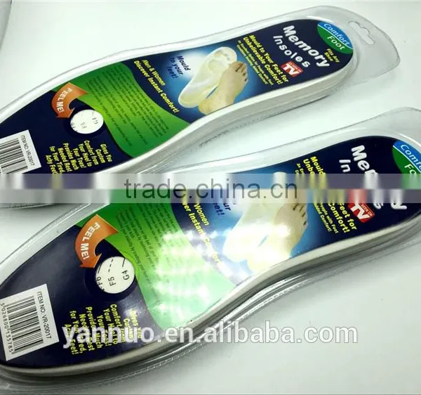 EVA Material Pad, Cushion Material Memory Sponge Shoe Insoles As Seen on TV 2017 photo-2