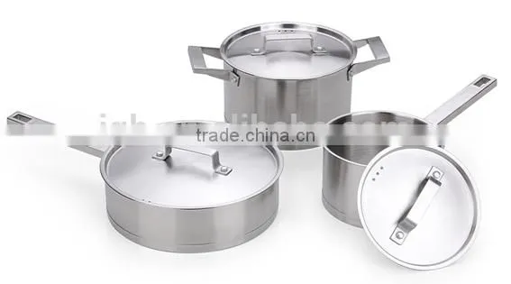 New Style Stainless Steel 6pcs Cookware Set/pot Set photo-2