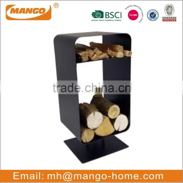 Metal Triangular Fireside Log Holder photo-3