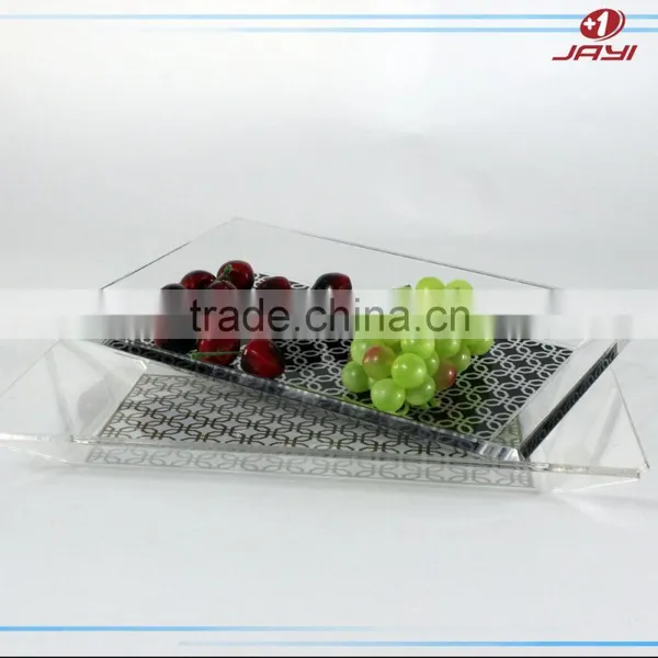High Quality Clear Acrylic Tray,Custom Printed Serving Tray photo-4