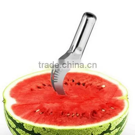 Wholesale Stainless Steel Water Melon Cutter Water Melon Slicer Cantaloupe Cutter photo-2