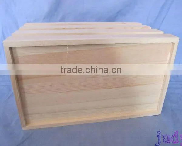 Nature Color Pine Wood Crates Wholesale photo-5