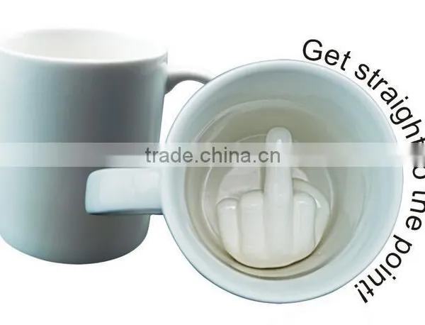 Creative Funny Middle Finger Mug photo-2