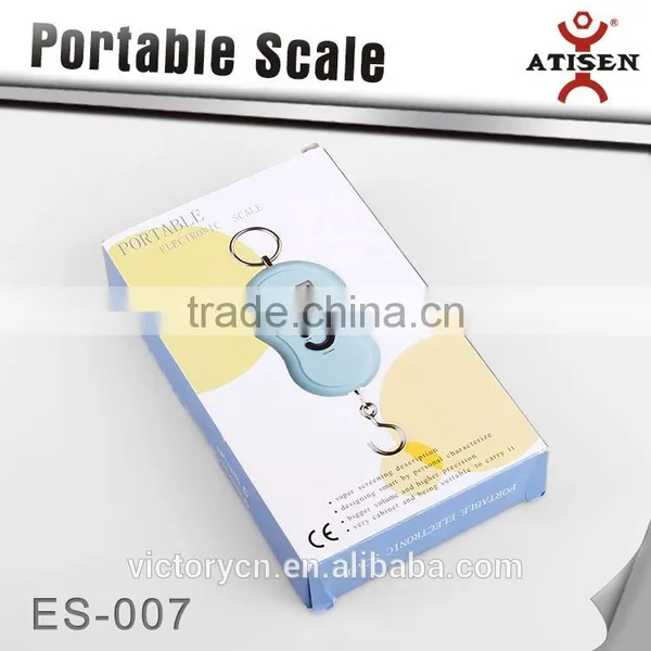 LCD Digital Hanging Luggage Weight Hook Scale Portable 40kg/ 10g Black photo-4