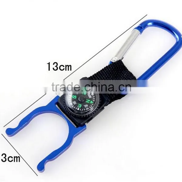 Wholesale Colorful Detachable Lanyard Strap Carabiner With Compass photo-3