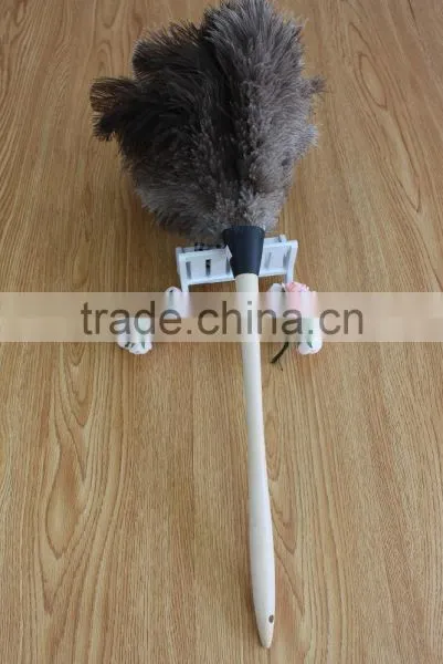Long Wood Handle Ostrich Feather DUSTER photo-6