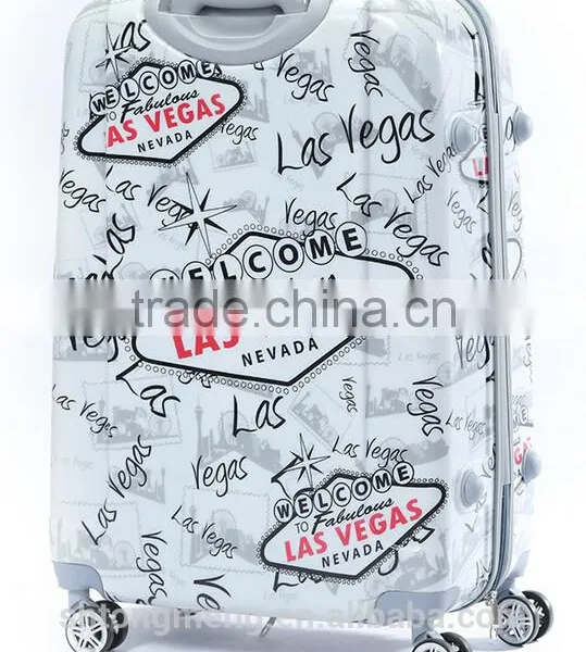 PC Printing Luggage Set Travel Trolley Suitcase Wholesale photo-3