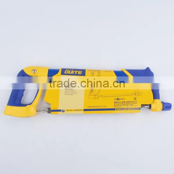 Plastic Handle Flat Functional Hacksaw Frame Double Color Plastic Handle Hacksaw photo-3
