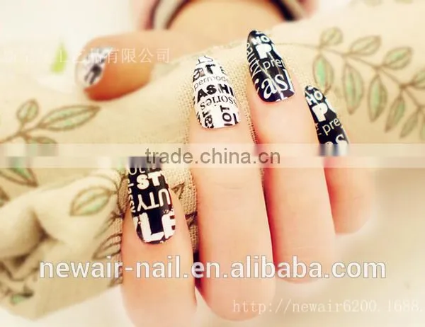 24pcs Acrylic Day for Night False Nail for Wild Girls photo-6