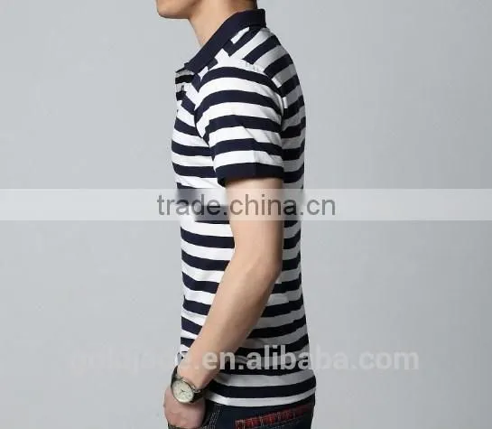 Stripe High Quality Polo Men Tshirt ,casual Men or Women Polo,couple Polo t Shirt for Sporting photo-4