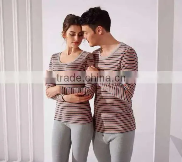 Unisex Pajama Set for Couple Thermal Underwear Cotton Fabric photo-3