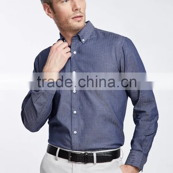 New Design Made to Measure Cotton Slim Men Shirt BSZ0084 photo-3