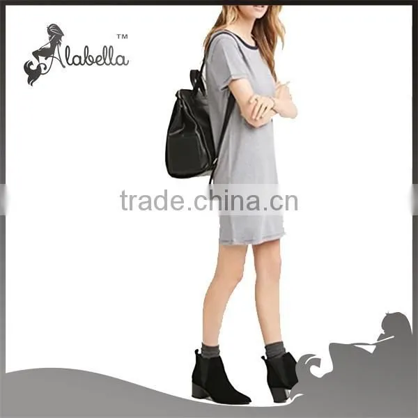 100% Cotton Dress Tshirt Dress Xxl Size Women Casual Dress photo-3