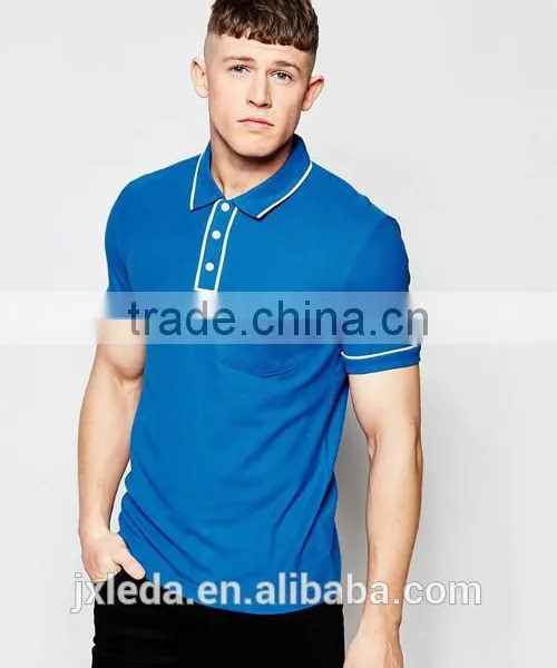 Customize Men Short Sleeve 100% Cotton Pique Dry Fit Sports Golf Polo Shirt photo-4