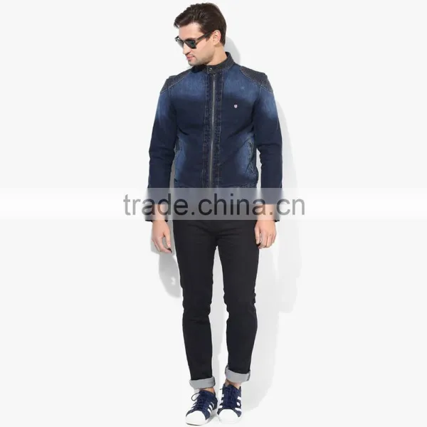 Wholesale Winter Mens Denim Jacket for Outdoor of Good Quality photo-2