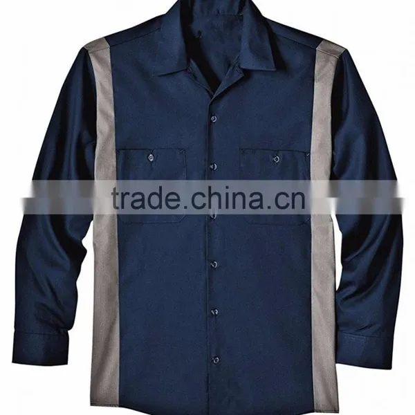 Anti-Static Work Uniforms Straff Quick Dry Cotton Engineering Uniform Workwear With Long Sleeve photo-3