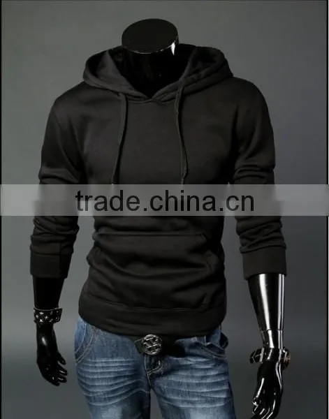 2015 New Version of the Influx of Male Simple Fashion Casual Sports Hedging Men's Clothing Hoodies Sweatshirts photo-4