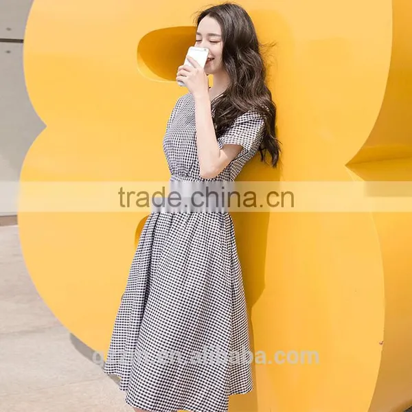 2017 The New Party Clothing Morden Women Dress With Short Sleevess photo-4
