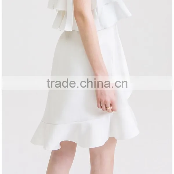 2017 Elegant Fashion Oem High Waist Fomal Women Latest Lady Skirt photo-4