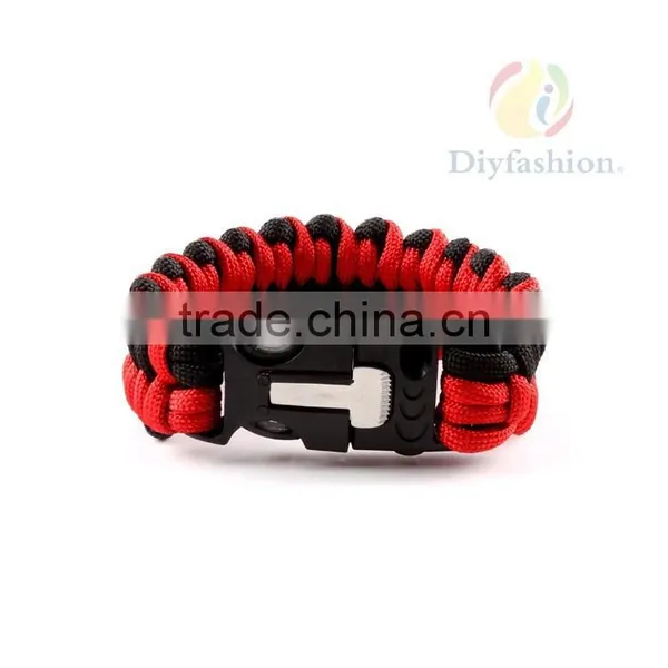 Fashion Best Paracord Bracelet With Paracord Charm Metal Buckle PC6012-9 photo-3