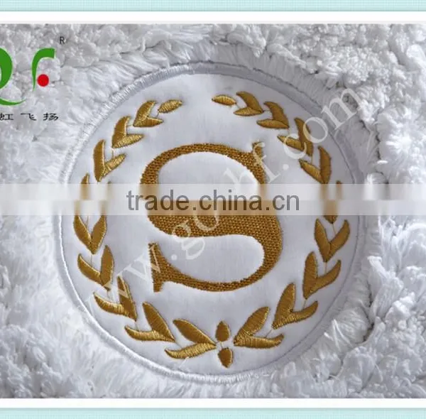 Top Quality 5 Star Standard Hotel Embroidery Terry Cotton Bath Mat photo-2