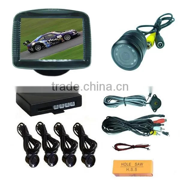 Mr.Ice Online Original Factory 3.5 Inch TFT Monitor Parking Sensor System Car Security Camera Car photo-2