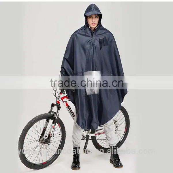 New Arrival High Quality Waterproof Single Plastic Bicycle Raincoat photo-4