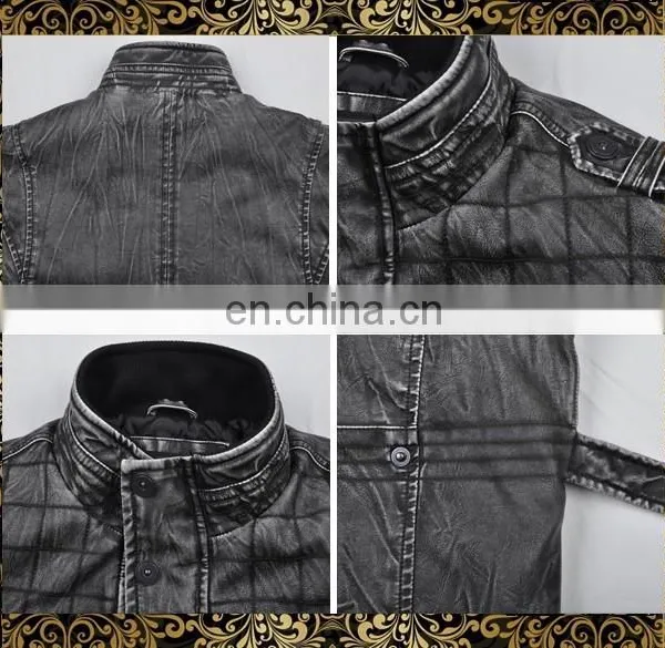 2015 New Model Designer Pakistan Leather Jacket photo-4