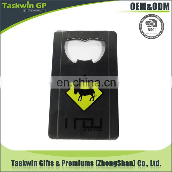 High Qaulity but Cheap Price Bottle Opener Promotional Beer Bottle Opener With Black Laser Engraved Logo photo-2