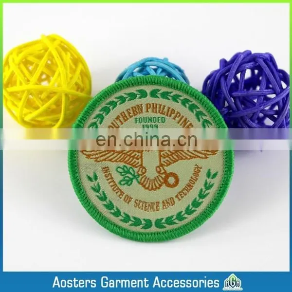 Die-cut Nice Small Shape Woven Patch for Kids Personal Woven Badge for Cloth Customized Woven Patch photo-3
