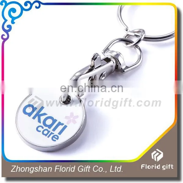 Hot Sale Shopping Cart Trolley Token Coin Holder Keychain photo-3