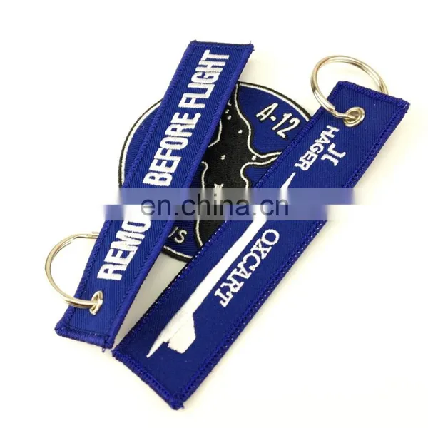 Newest Cheap Embroidery Woven Keychain Manufacturers in China photo-4