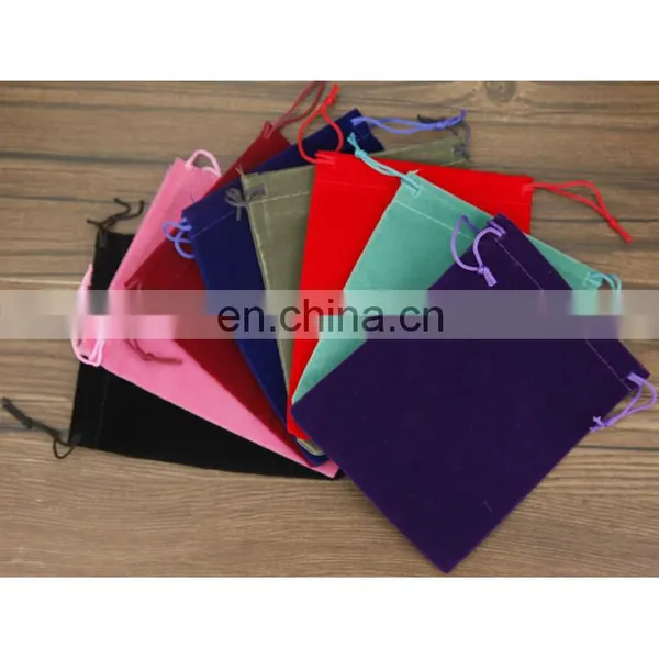 No MOQ Custom Velvet Pouch Bag With Custom Logo Printed as Custom Velvet Jewelry Bag