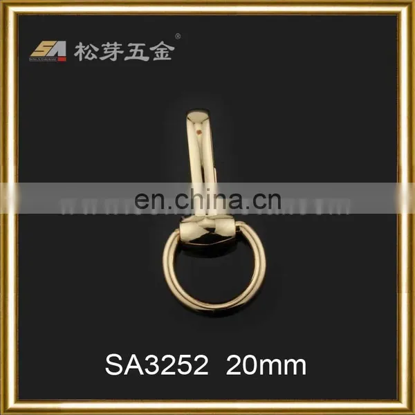 Zinc Alloy Fixed Eye Snap Hook Spring Snap Rigging Hardware Dog Collar Strap Hooks photo-3