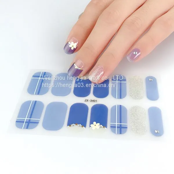 New Designs Fashion Nail Art Sticker Nails Accessories Nail Sticker From Korean Gel Nail Sticker photo-4