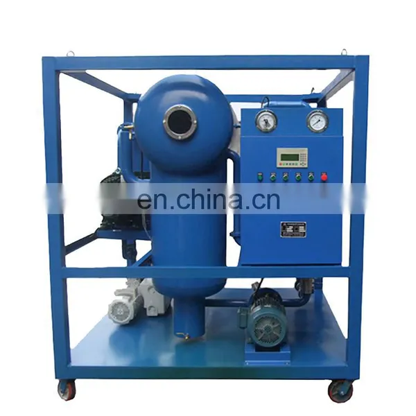 Portable Vacuum Transformer Waste Oil Dehydration Machine Engine Oil Purification Machine photo-5