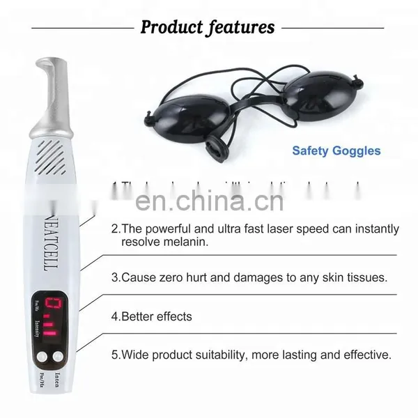 Handheld Picosecond Laser Pen Tattoo Scar Freckle Removal Machine Skin Beauty Device photo-3