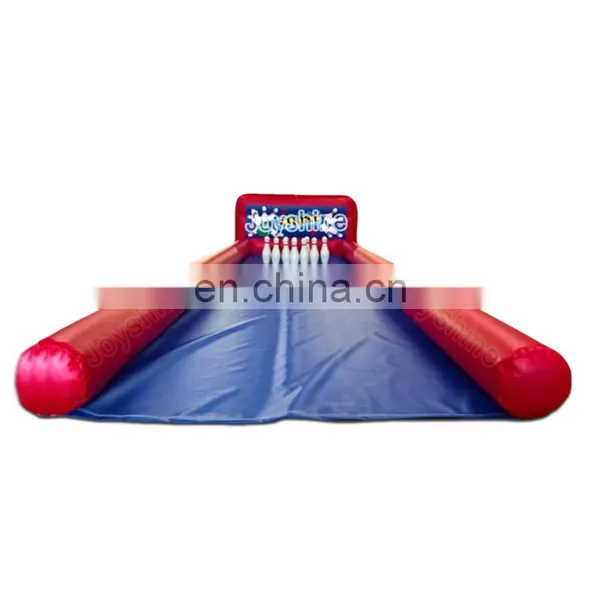 Custom 5m Giant Inflatable Bowling Lanes Equipment Factory Prices Human Sized Bowling Lane Alley Set Game For Sale photo-4