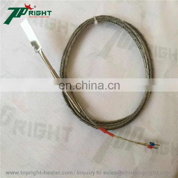 Customized Metal Sheet Probe J or K Type Furnace Thermocouple Temperature Sensor photo-5