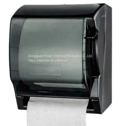 Plastic Single Jumbo Roll Toilet Paper Dispenser With Lock photo-3