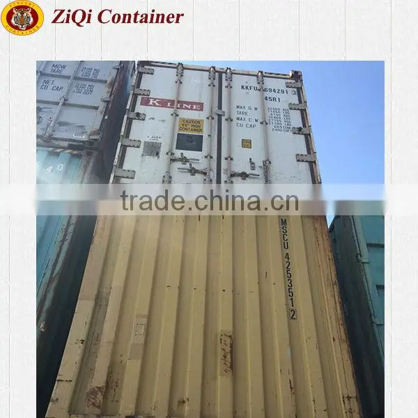 Yellow 20ft Used Container for Sale photo-3
