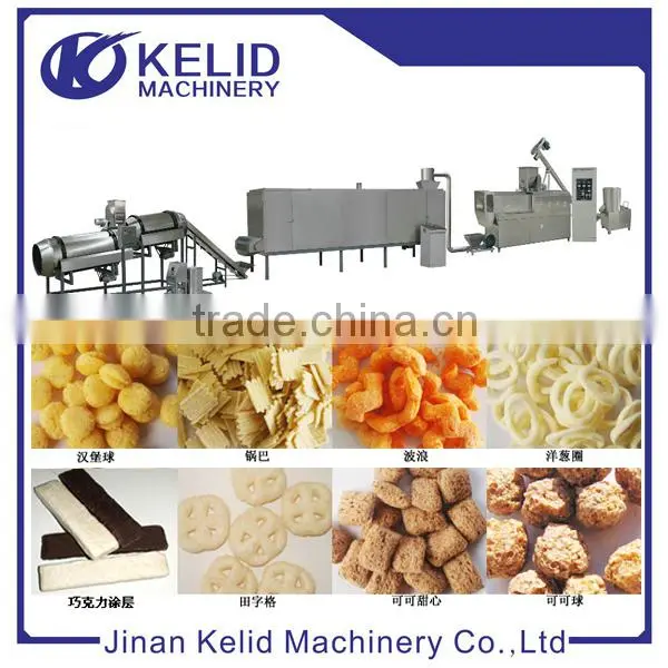 Mini Commericial Twin Screw Extruder Corn Snack Food Making Machine photo-6