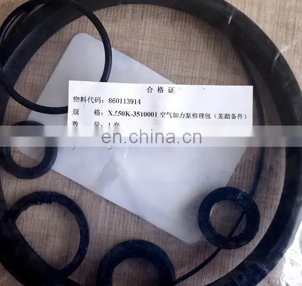 860113914 XZ50k-3510002 XCMG Wheel Loader LW200KV Repair Kit Xcmg Air Booster Pump Oil Seal photo-2