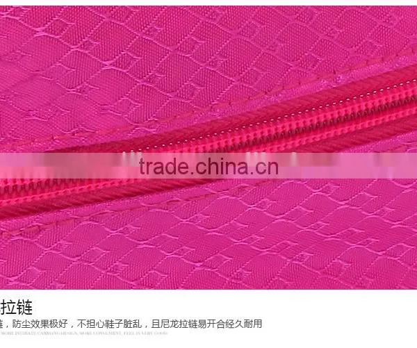 Wholesale Three Layer Large Capacity Waterproof Ladies Shoes Storage Bag for Travel or Trip photo-6