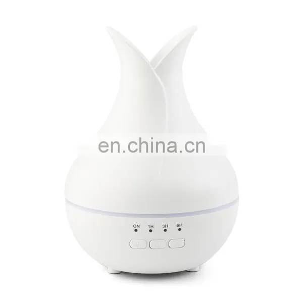 Hot Selling Easy Using 7 Color Led Light USB Wood Grain Air Humidifier photo-3