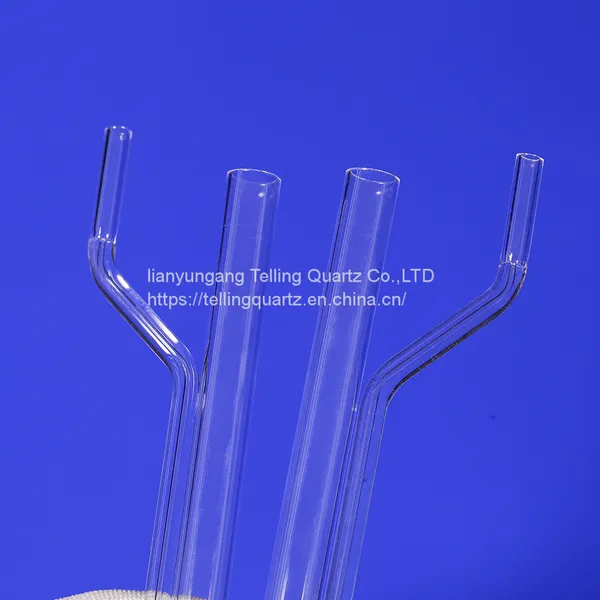 BET Test Use Quartz Glass Sampling Tube Collection With High Temperature Resistant photo-4